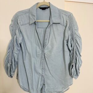 Veronica Beard Porta Top Lakeshore Chambray - sz 10